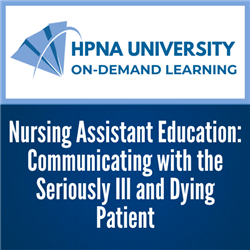 NA - Communicating with the Seriously Ill and Dying Patient
