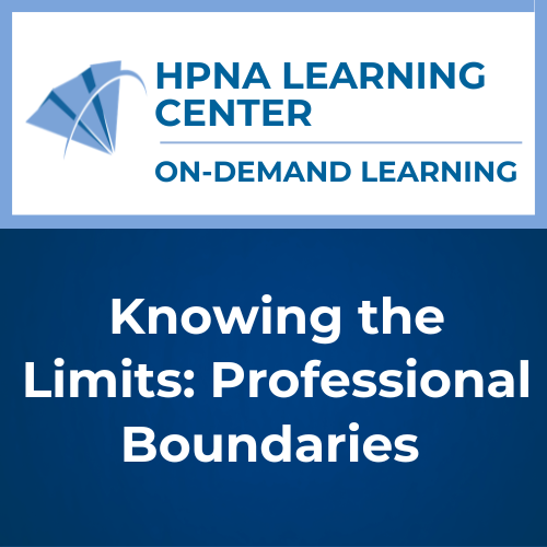 Knowing the Limits: Professional Boundaries